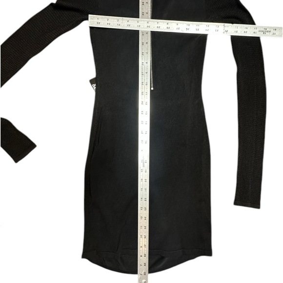NWT Express Black Mesh Long Sleeve Whimsigoth Bodycon Dress - Size XS - Picture 8 of 9